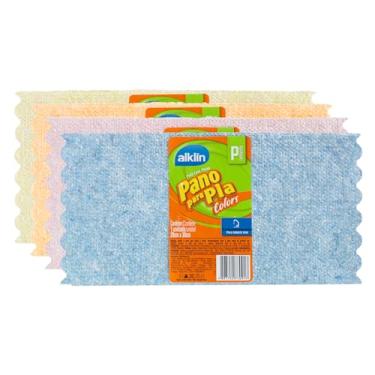 Imagem de Pano para Pia, Colorido, 28 x 30 cm, Alklin