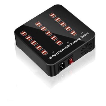 Imagem de Estação de Carregamento Rápido 30 Entradas USB Inteligente Profissiona