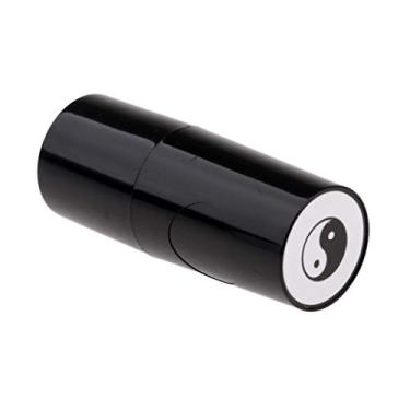 Imagem de SM SunniMix Marcador de carimbo de bola de golfe personalizado exclusivo de secagem rápida, selo de impressão, fãs de taco de golfe, presente de souvenir de golfe - Ying Yang