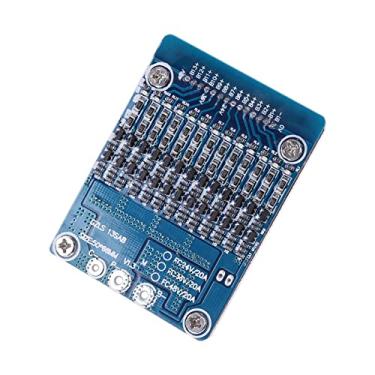 Imagem de Placa de Proteção de Bateria de Lítio, Célula de íon-Lítio 13S 48V 20A, Proteção de Bateria Placa de Circuito BMS Com Cabo Com Função de Balanceamento para Proteção de Bateria 13S