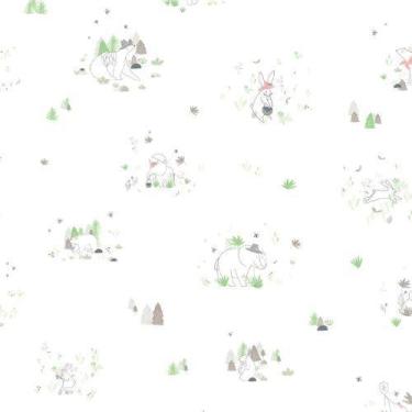 Imagem de Papel de Parede Tartine et Chocolat 4 Infantil Verde 36230604TC - LUTE