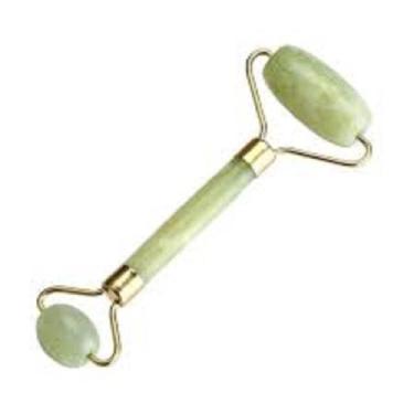 Imagem de Rolo de Jade - Facial Massage Roller Pedra Jade Verdadeira - GoLdLife