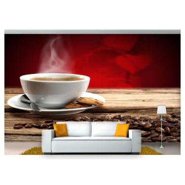 Imagem de Papel De Parede Café Preto Manhã Fresco 3D Al102 - Você Decora