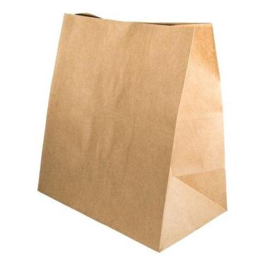 Imagem de Sacos Kraft SOS PP 3Kg (12x9x26cm.) P/ Delivery Hamburguer Lanches C/ 
