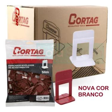 Imagem de ESPAÇADOR NIVELADOR SLIM 1,5 mm CAIXA C/1000 PÇS 62417 CORTAG