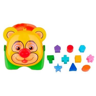 Imagem de Brinquedo Encaixar Urso Tomy Pedagógico Formas Geométricas - Mercotoys