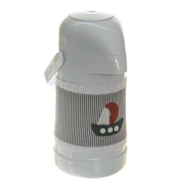 Imagem de Garrafa Térmica Avulsa Náutico Quarto Bebê Menino - Potinho de Mel