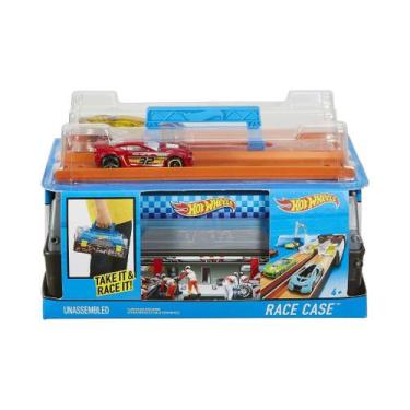 Imagem de Maleta Estojo de corrida Pista Portátil Hot Wheels Action