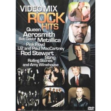 Imagem de DVD Video Mix Rock Hits - Queen Aerosmith Metallica U2 - ÁGATA