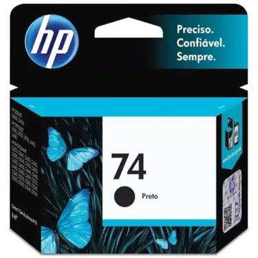 Imagem de Cartucho H P 74 Preto Original (CB335WB) Para Deskjet D4360, D4260 Photosmart C4424, C4440, C4524, C4480