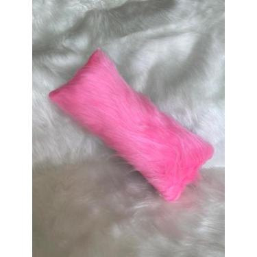 Imagem de Almofada Baguete Pelo Alto Decoração - Gabi Flor, Rosa
