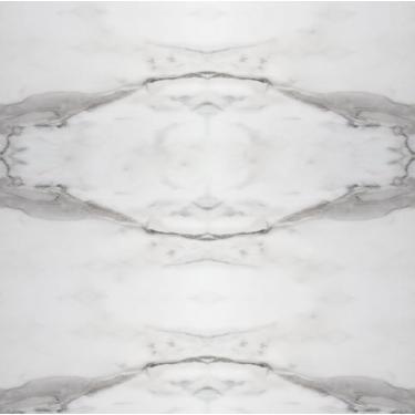 Imagem de Papel de Parede Autocolante Mármore Cinza com Desenhos Contemporâneos 