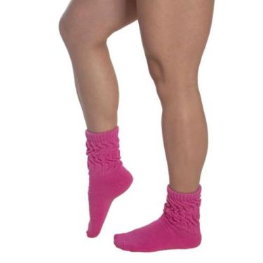 Imagem de Kit 3 Meias Aeróbica Feminina Cano Médio Selene, 3 rosa, 34/39