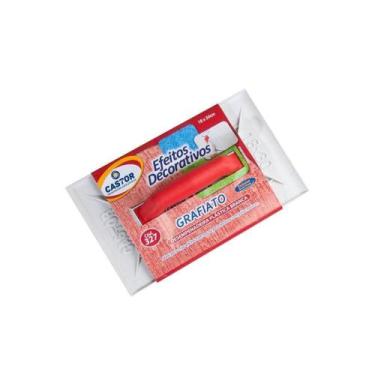 Imagem de Desempenadeira em Plástico para Grafiato Branca 18x30cm - Castor