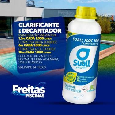 Imagem de Kit 07 clarificante floculante decantador suall 1l cada