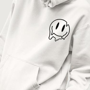 Imagem de Blusa Moletom Genuine Grit Masculina Estampada Algodão 30.1 Smile, Bra