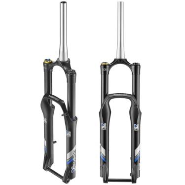 Imagem de XFUSION Garfo de suspensão pneumática Sweep Boost HLR MTB, viagem de 69,8 cm, 160 mm, afunilado, eixo Boost 15 x 110 mm, compressão HS/LS ajustável e rebote, com pacote de varejo e porca estrela para