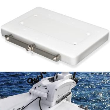 Imagem de 1854054 RTA-54 adequado para motor elétrico Riptide Electric Steer Trolling composto de suporte de liberação rápida – Compatível com motores Riptide Ulterra, Terrova, PowerDrive V2 – Branco