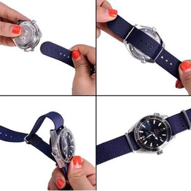 Imagem de Pulseira Work Compatível Smartwatch Haylou Neo Solar - Poolsy,  Azul E