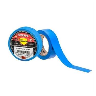 Imagem de Fita Isolante Cores 18 X 10M AZUL - 3M, Azul