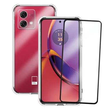 Imagem de Kit Capinha Capa Antiqueda para Moto G84 + Película de Vidro 3D