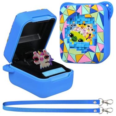 Imagem de Supmay Capa de silicone para brinquedo interativo Bitzee Magicals, bolsa protetora de silicone macio, capa protetora para acessórios eletrônicos virtuais Bitzee, azul