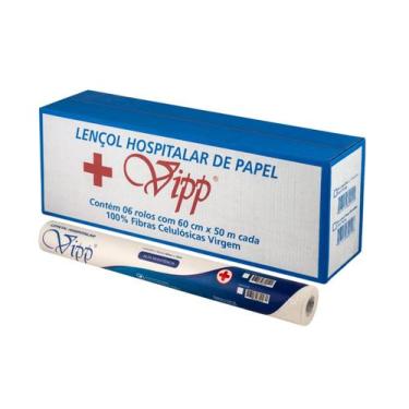 Imagem de Lençol Hospitalar 60cm x 50m - Com Picote - Vipp