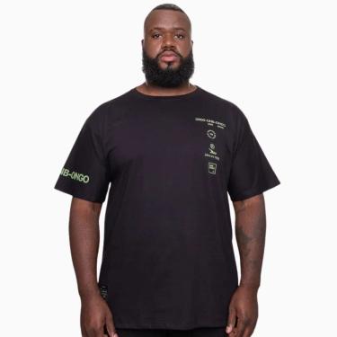Imagem de Camiseta Masculina Onbongo Plus Size Preta ON226 Preto