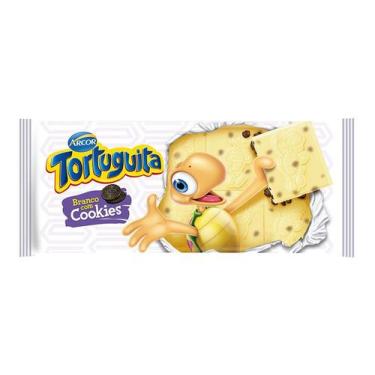 Imagem de Chocolate Tortuguita Branco Cookies 100g - Arcor
