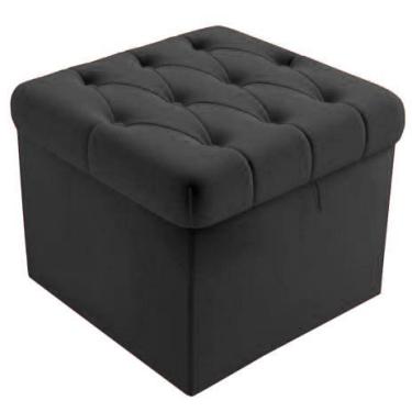 Imagem de Puf Baú Capitonê 51 cm - CASA RENOVO