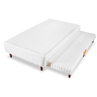 Imagem de Bibox Sommier Plus Orthocrin Branco PM13 Viúva - 110x200x26