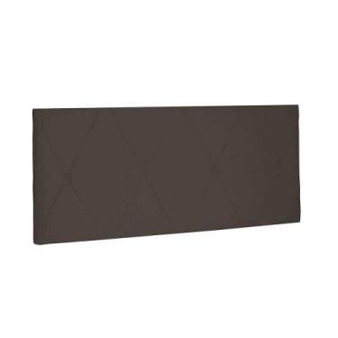 Imagem de Painel Para Cama De Casal Queen 160 Cm Aquilla - Spezzia,  Suede Café