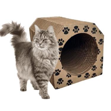 Imagem de Arranhador Ninho Toca Brinquedo para Gatos - Neno Pet