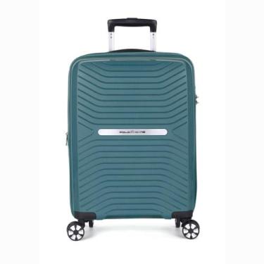 Imagem de Mala Viagem Pequena Bordo Expansível Pp Roda 360 Polo King, Petróleo, 