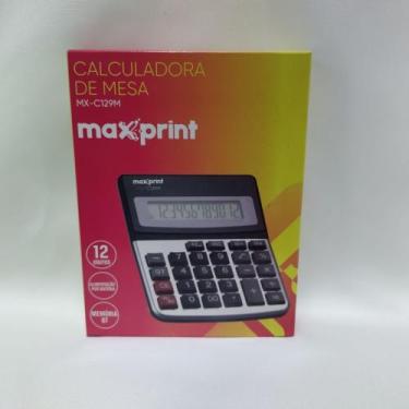 Imagem de Caculadora de mesa maxprint mx-c129m