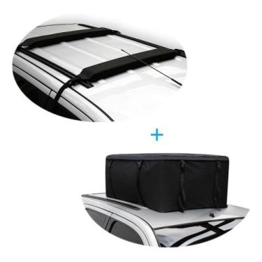 Imagem de Maleiro Bagageiro Objetos Viagem Veículo Carro + Rack Espuma - BREEZE