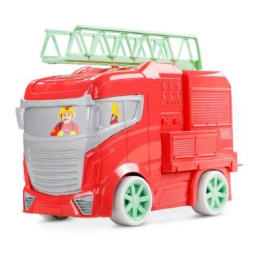 Imagem de Caminhão Roda Livre - Bombeiro - Baby Truck - Roma