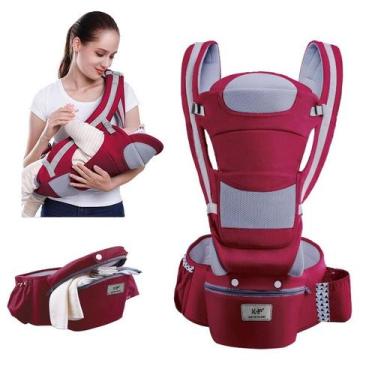 Imagem de Bolsa Canguru Ergonômico Mamãe 12 Posições 3 Em 1 Varias Cor - PRO BAB