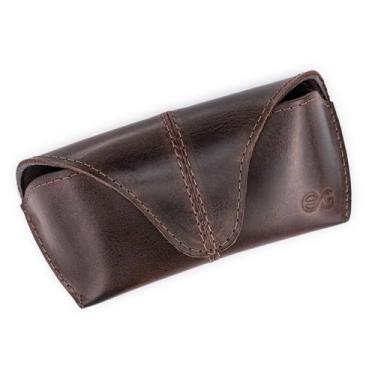 Imagem de Estojo Porta Óculos Case Casual 100% Couro Legítimo Bovino - ELLO GRIF