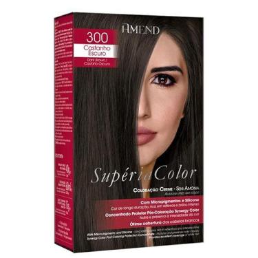 Imagem de Amend Supéria Color 300 Castanho Escuro - Tonalizante