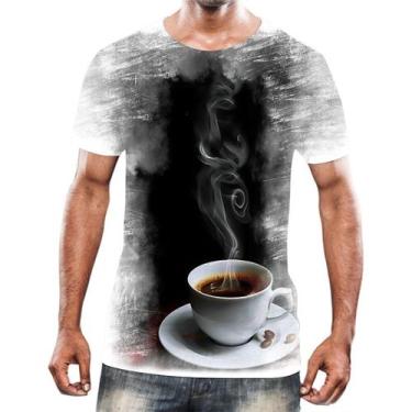 Imagem de Camiseta Camisa Estampas Eu amo Café Coffee Grãos Arte HD 16 - Enjoy S