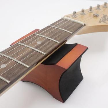 Imagem de CashBeat Almofada de apoio de pescoço de guitarra, ferramenta Luthier para baixo acústico elétrico, ukulele, violino, banjo, bandolim, suporte de 2 alturas para reparo e limpeza de manutenção