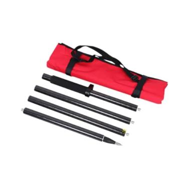 Imagem de Esquirla Haste de levantamento de fibra de carbono Rtk Haste de alcance Rtk 1,8 metros de comprimento Equipamento de levantamento de terreno para arquitetos de