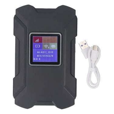 Imagem de Roteador 4G Portátil Com Slot para Cartão SIM, Ponto de Acesso Móvel Com Tela Colorida de 1,44 Polegadas 3000mAh Modem USB Portátil 4G para Viagens, Suporta até 32 Dispositivos