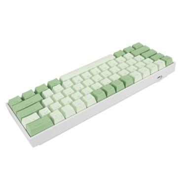 Imagem de Teclado Mecânico, Tema Matcha de Ampla Compatibilidade do Teclado Mecânico para Uso Em Jogos de Escritório