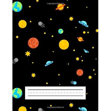 Imagem de The Story Journal For Kids: Premium Primary Composition Notebook With Drawing Picture for Kids Boys & Girls Black Space Astronaut Rocket Design | 100 ... (Stars Comet Lodestar Asteroid Design)