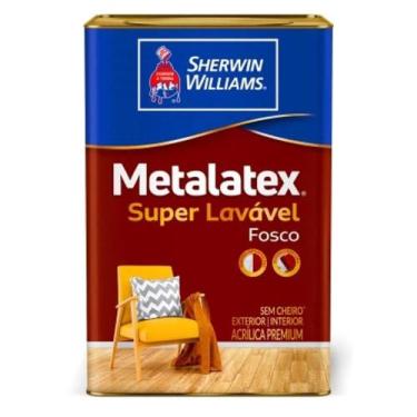 Imagem de Tinta Acrilica Fosca Premium Metalatex Super Lavável 18L - SHERWIN WIL