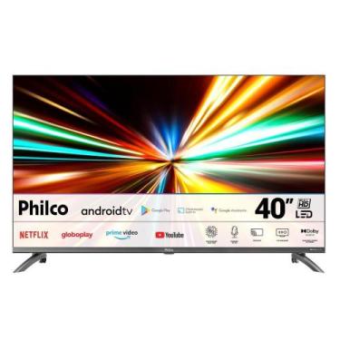 Imagem de Smart TV 40 Philco PTV40M9GACGB Wi-fi HDMI USB  Android TV Dolby Audio