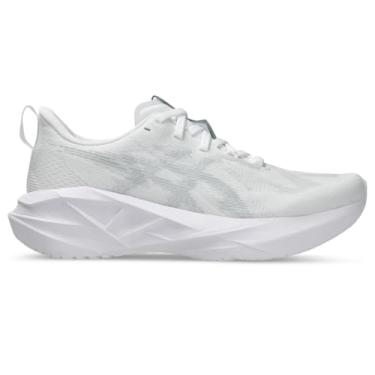 Imagem de ASICS Tênis de corrida feminino NOVABLAST 5, Branco/cinza Piedmont, 36