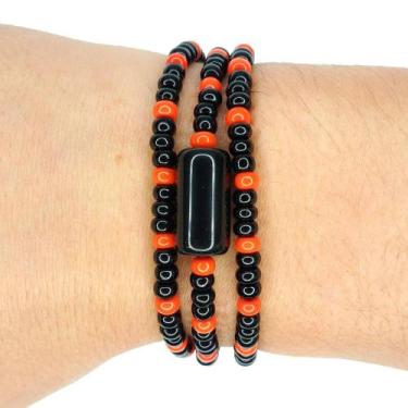 Imagem de Pulseira Guia de Proteção Exú Mirim - Balaio de Santo, 19 cm
